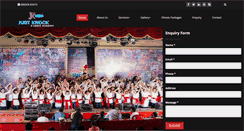 Desktop Screenshot of justknock4dance.com